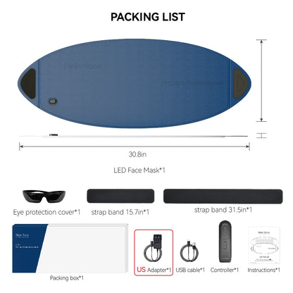 LumiThera L6 dome mask whats in the box mask stand goggles adapter manual